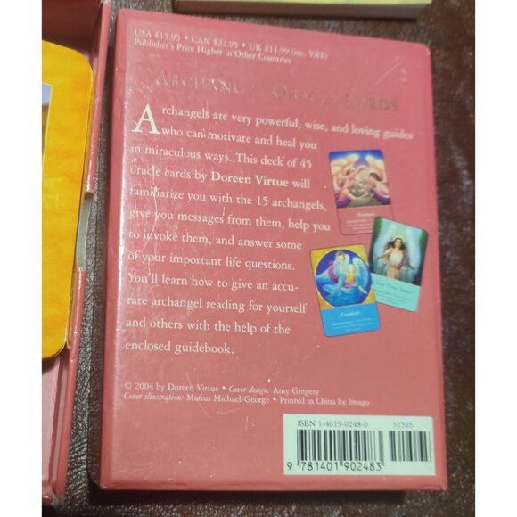Archangel Oracle Cards Doreen Virtue 45 Card Deck With Guidebook OOP Original - Picture 7 of 12
